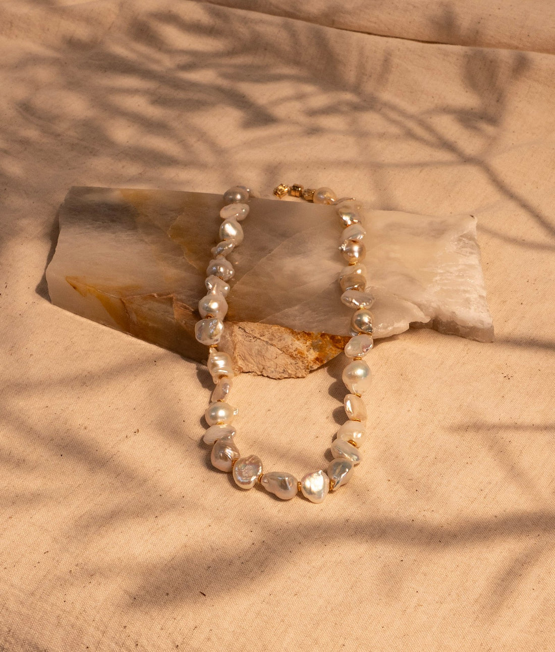 2 Strands of Baby Baroque Pearl Necklace