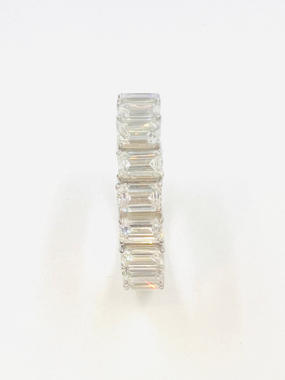 5 CTW Emerald Cut Eternity Band,This is some Ice!
