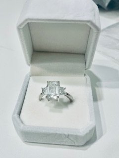 5 Ct Emerald Cut Ring