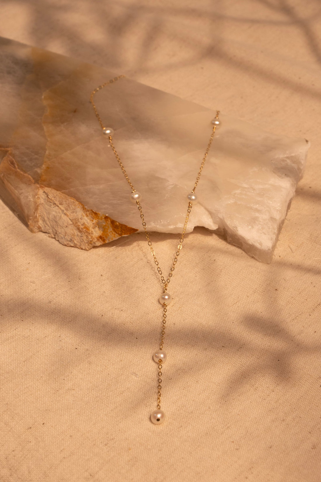 7 Station Drop Y Necklace