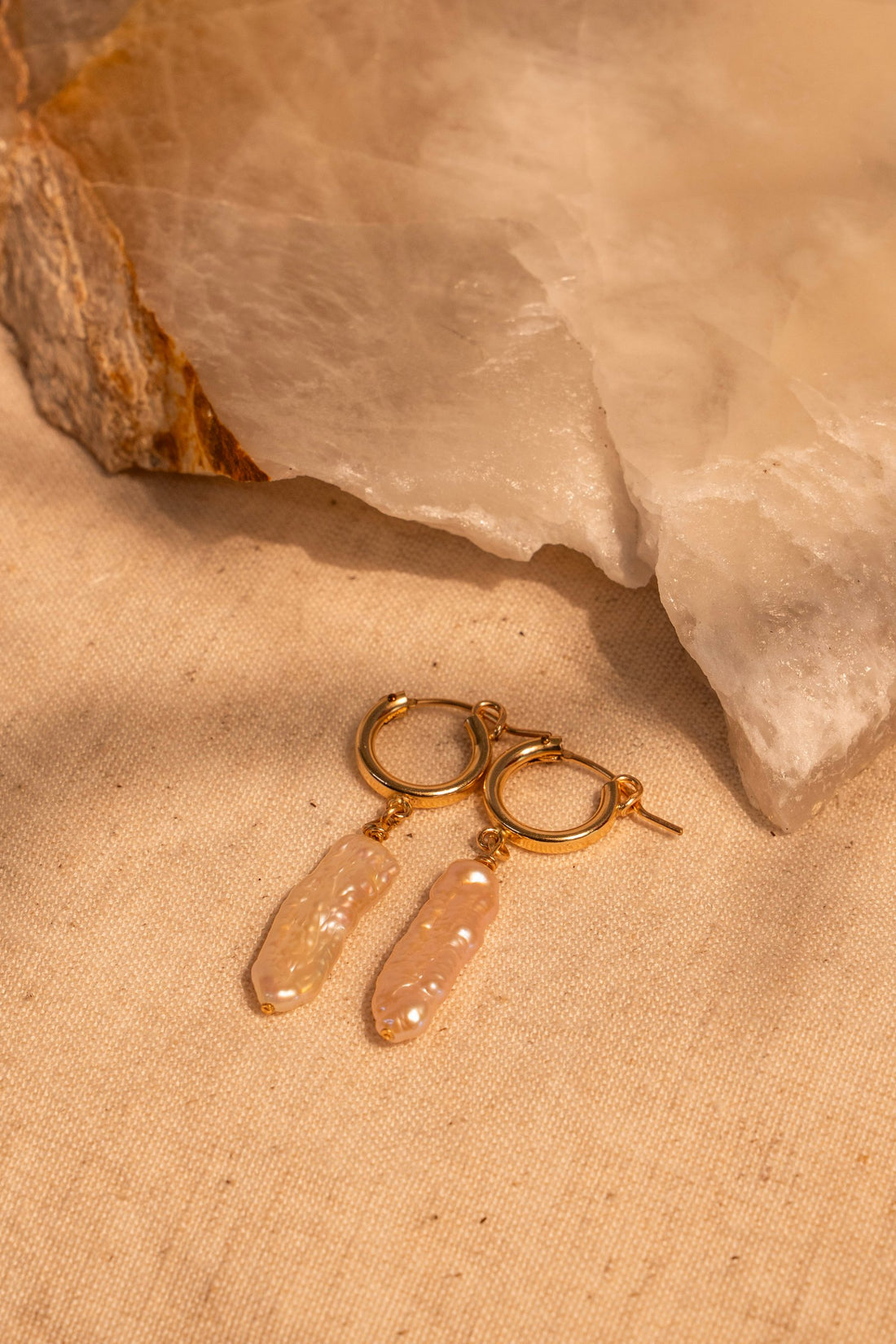 Unique and Beautiful Biwa Pearl 7 Station Necklace