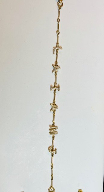 Custom Initial Diamond Letters! Family Bracelet or Necklace