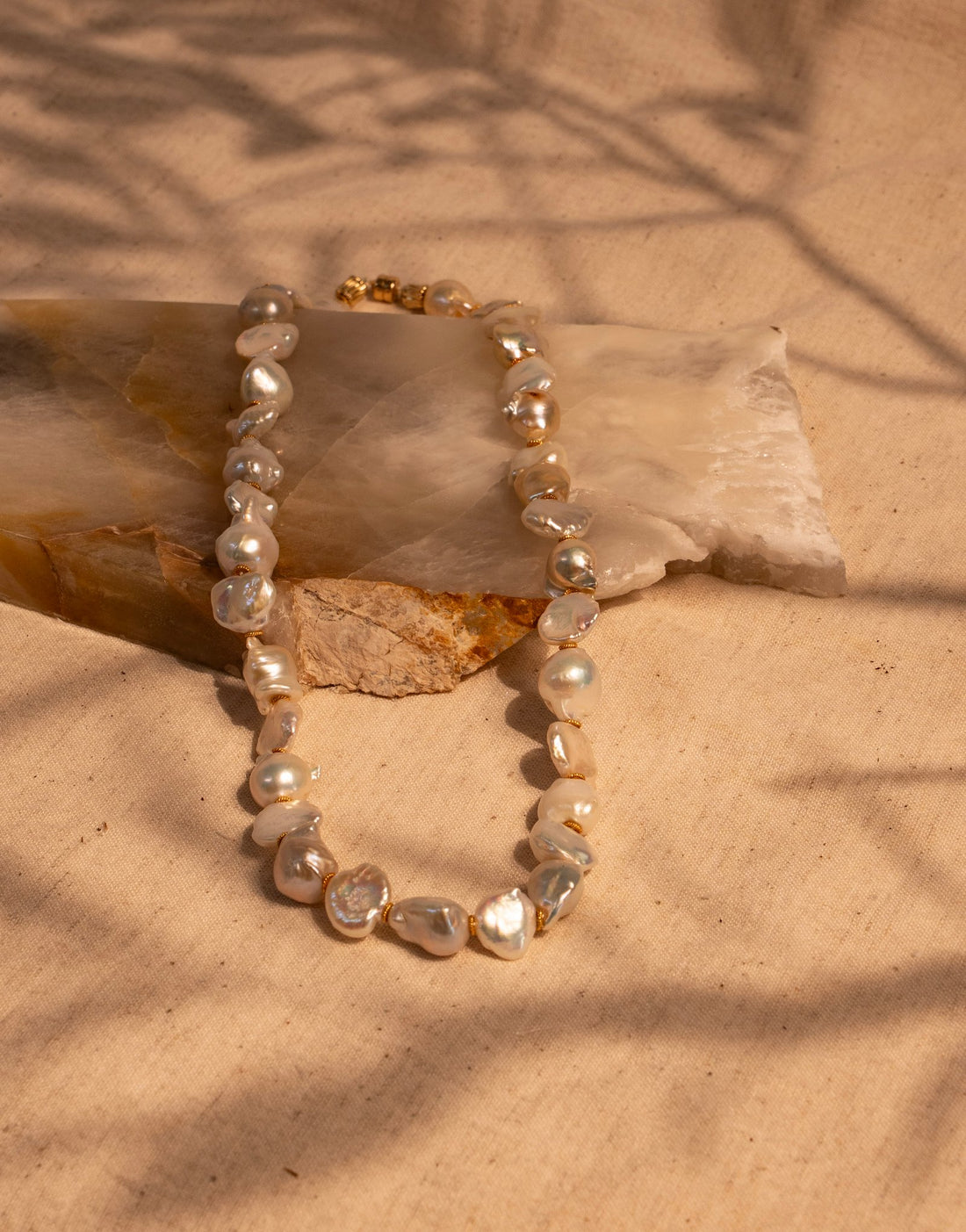 2 Strands of Baby Baroque Pearl Necklace