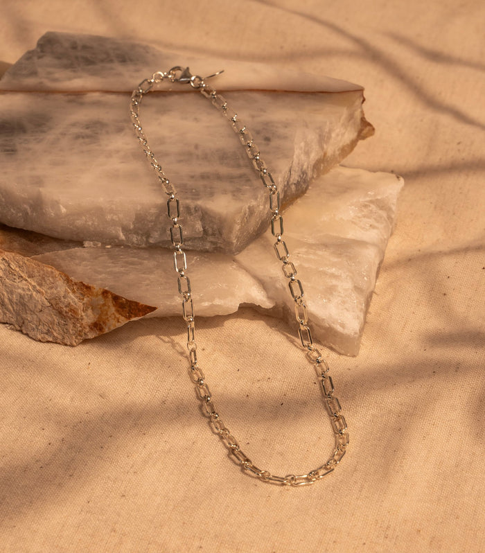 Sterling Silver Flex Paperclip Chain
