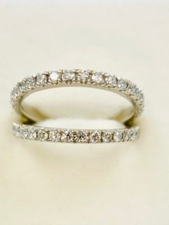 Eternity Diamond Bands Set in Platinum