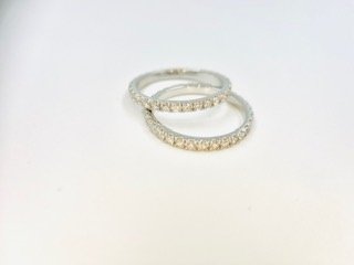 Eternity Diamond Bands Set in Platinum