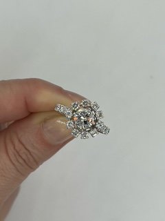Diamond Flower Ring