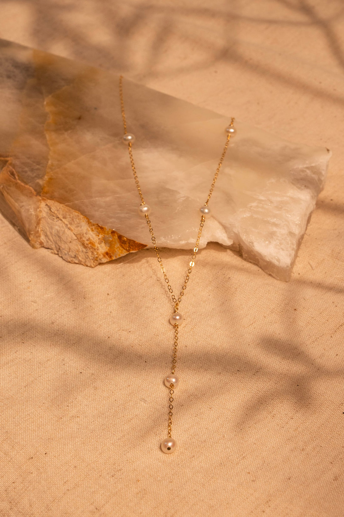 7 Station Drop Y Necklace