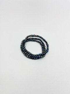 3-Tahitian Pearl Stretch Bracelets