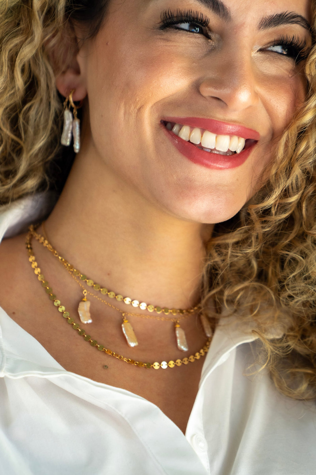 Small Disk Chain 7 ways to wear this Necklace